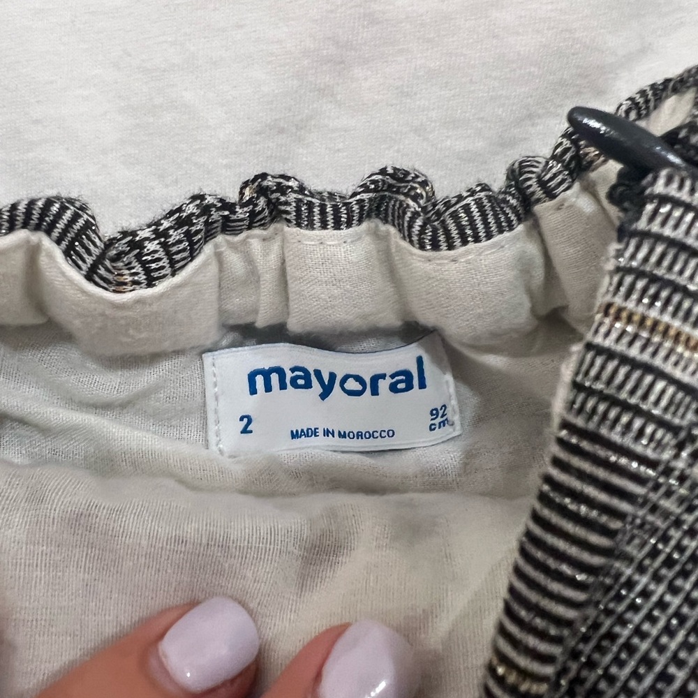 MAYORAL KIDS 2 PIECE SET SKIRT AND LONG SLEEVE TOP SIZE 2 - Picture 3 of 3